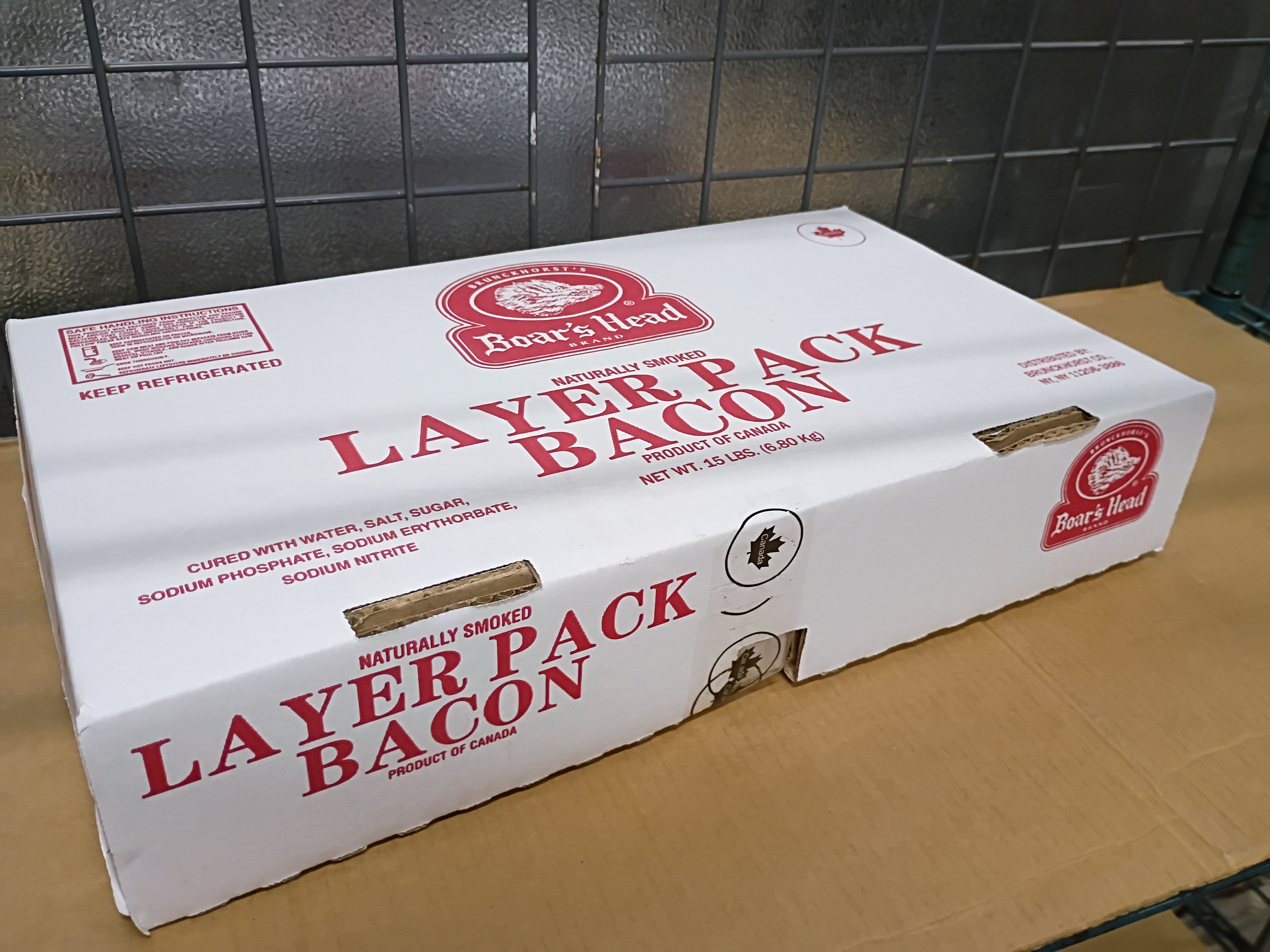 Imported Layer Bacon 12/14