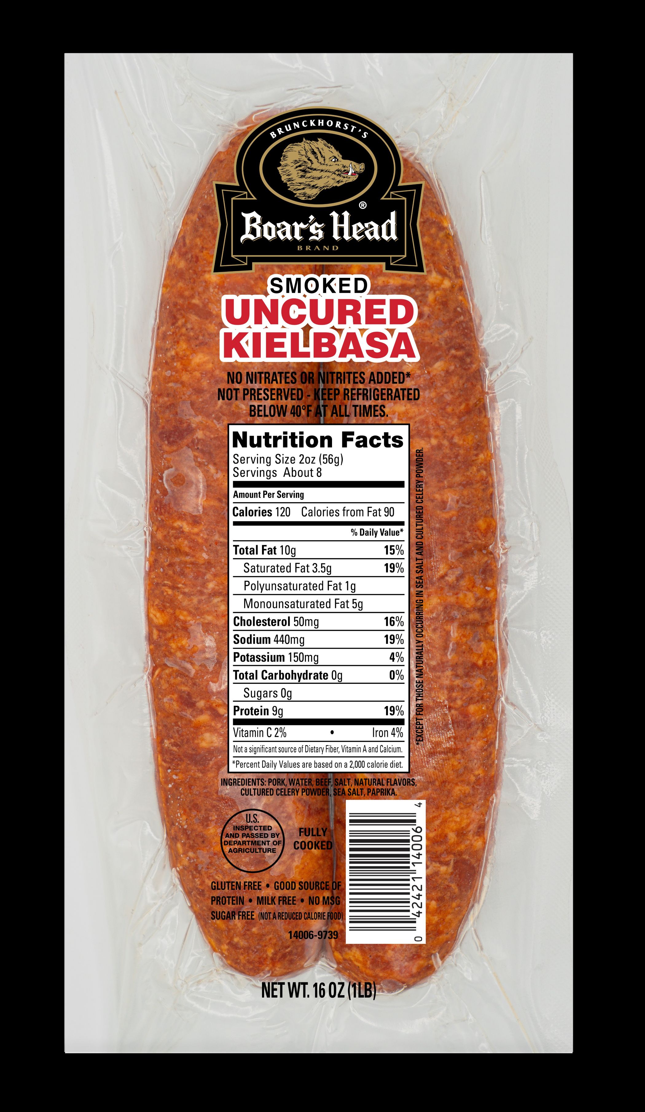 Smoked Uncured Kielbasa