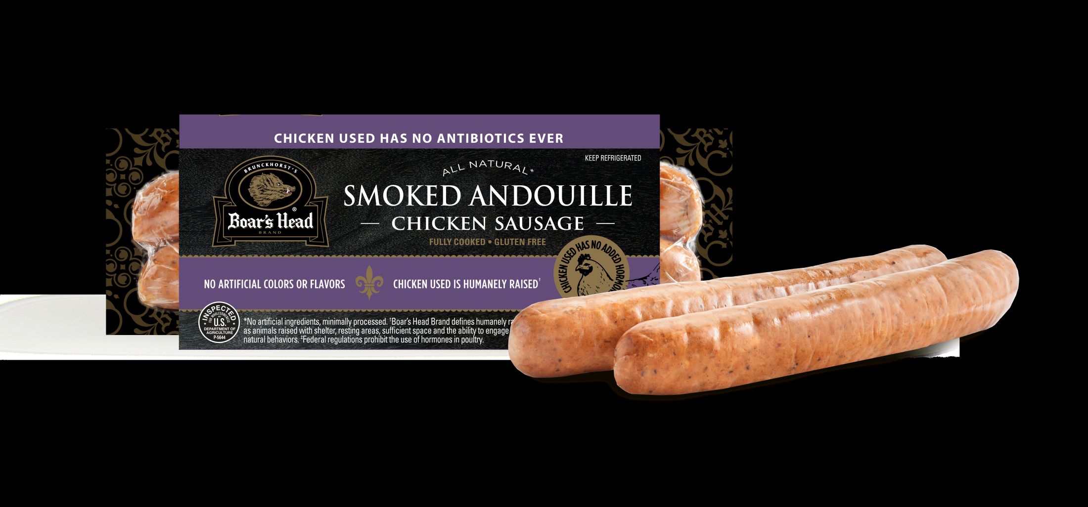 All Natural* Apple Smoked Chicken Sausage