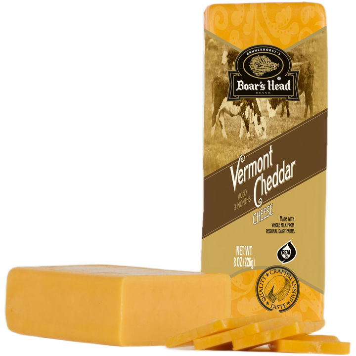 Pre-Cut Yellow Vermont Cheddar