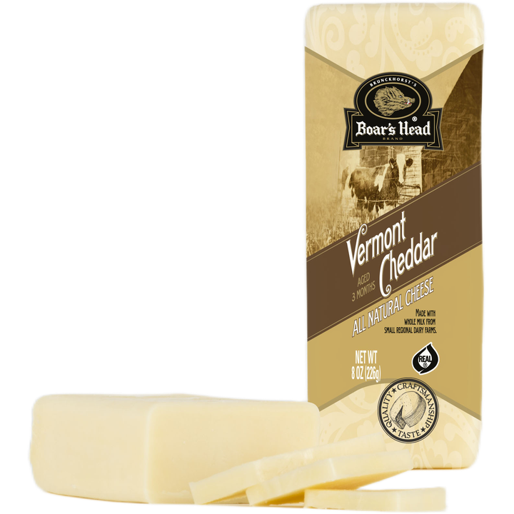 Pre-Cut White Vermont Cheddar