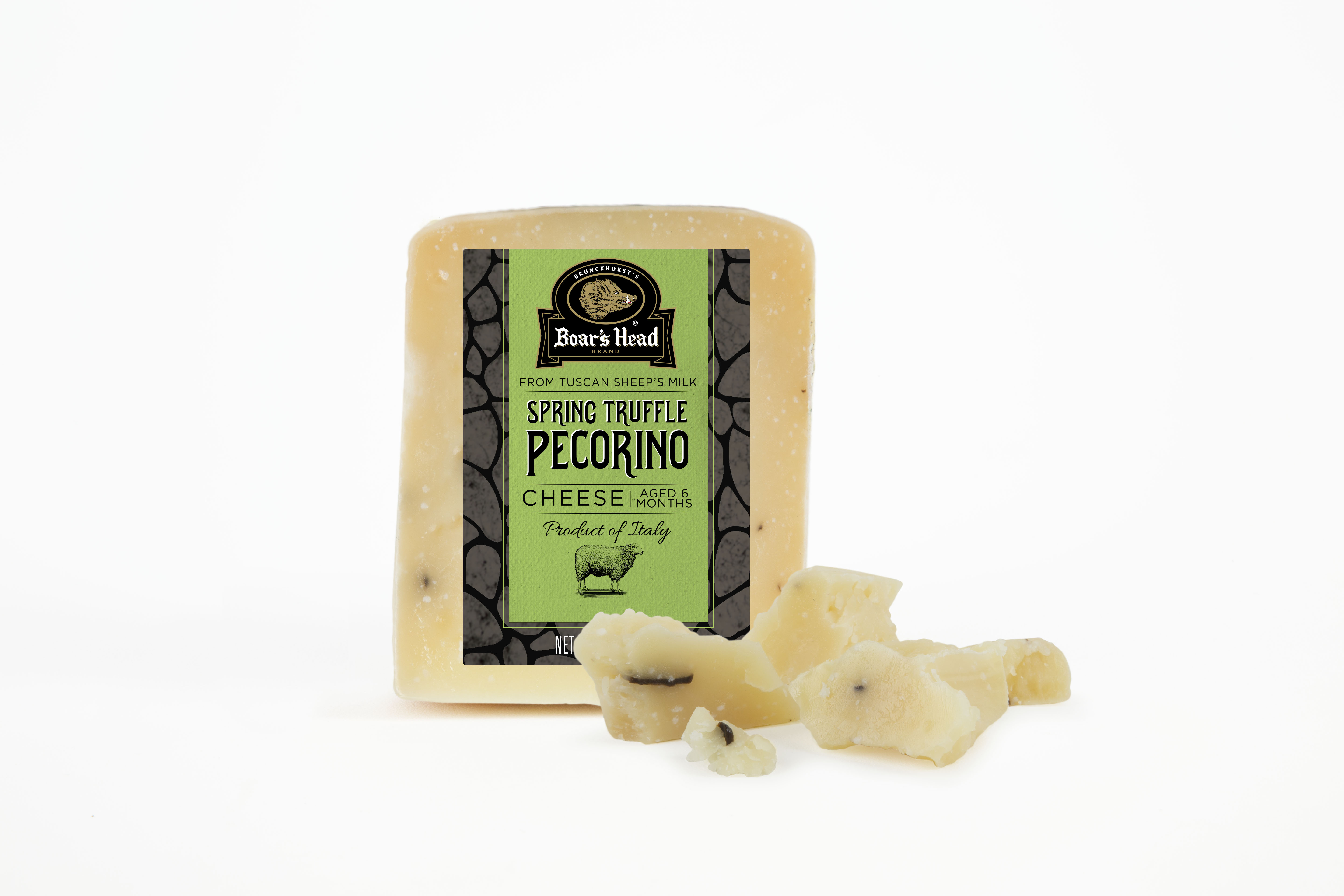 Spring Truffle Pecorino Cheese, Pre-cut