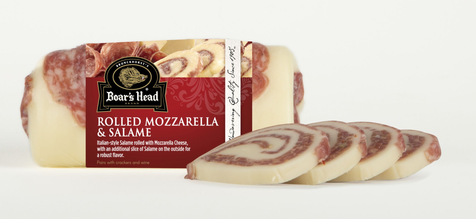 Rolled Mozzarella Cheese & Salame