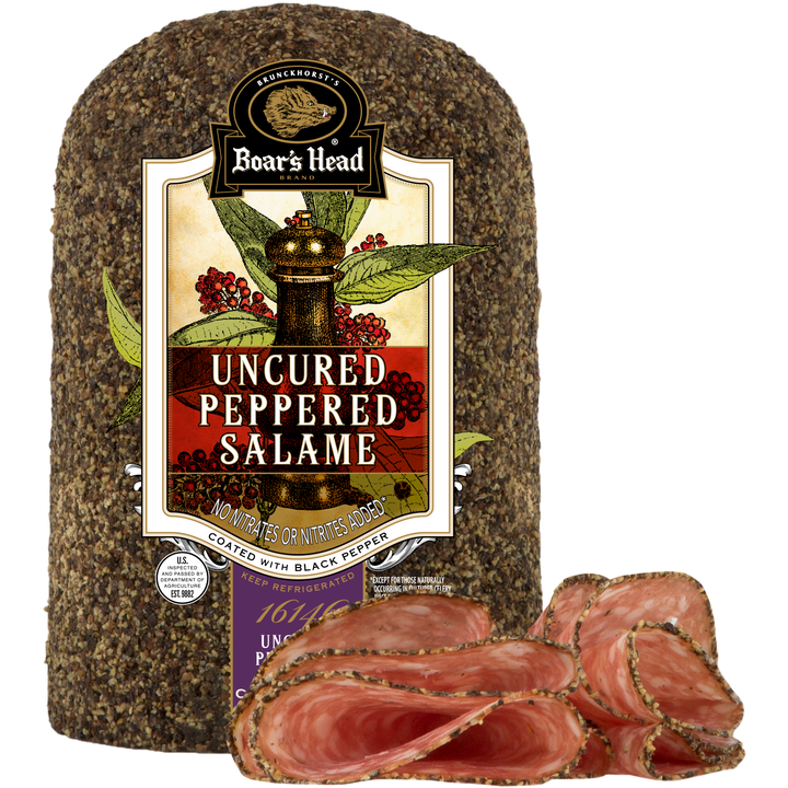 Uncured Peppered Salame