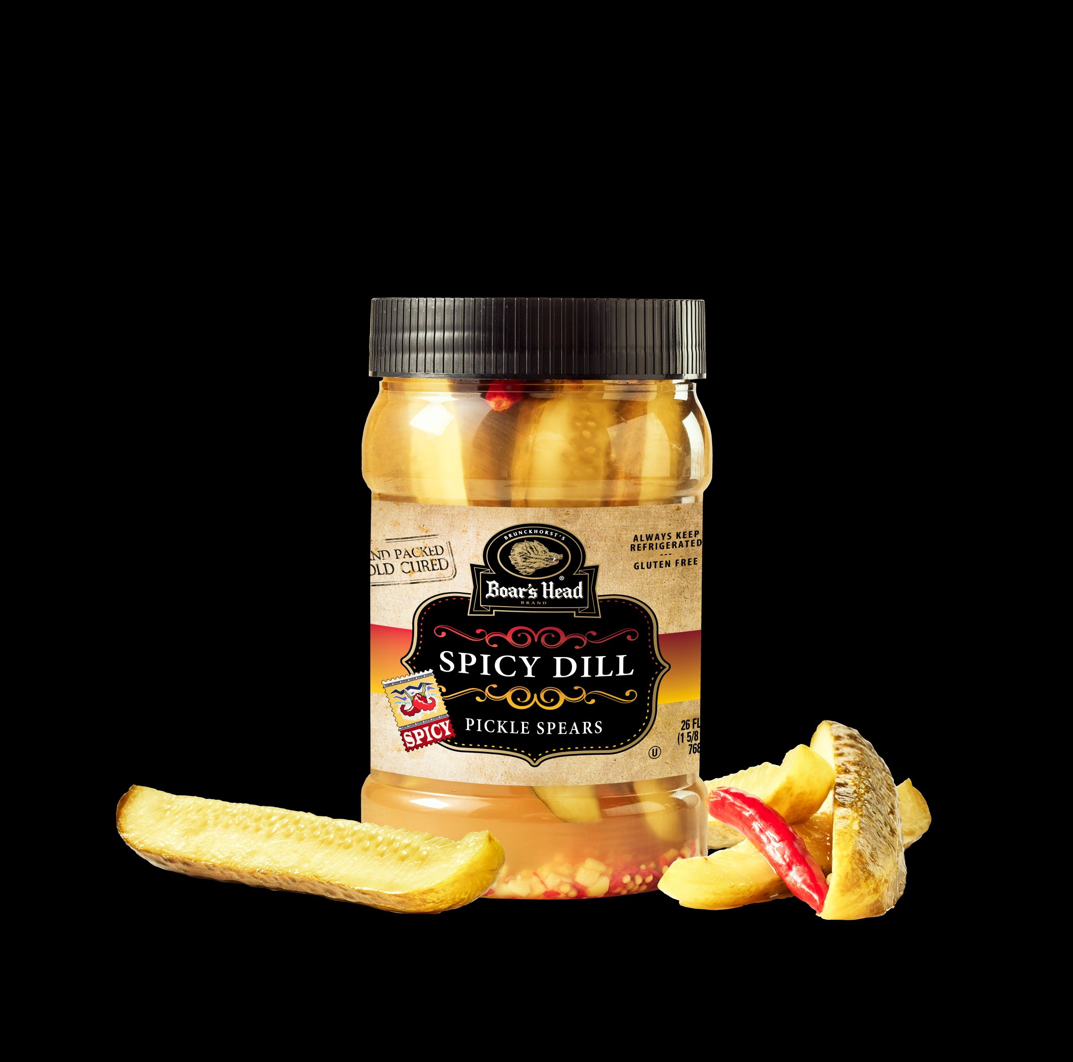 Spicy Dill Pickle Spears