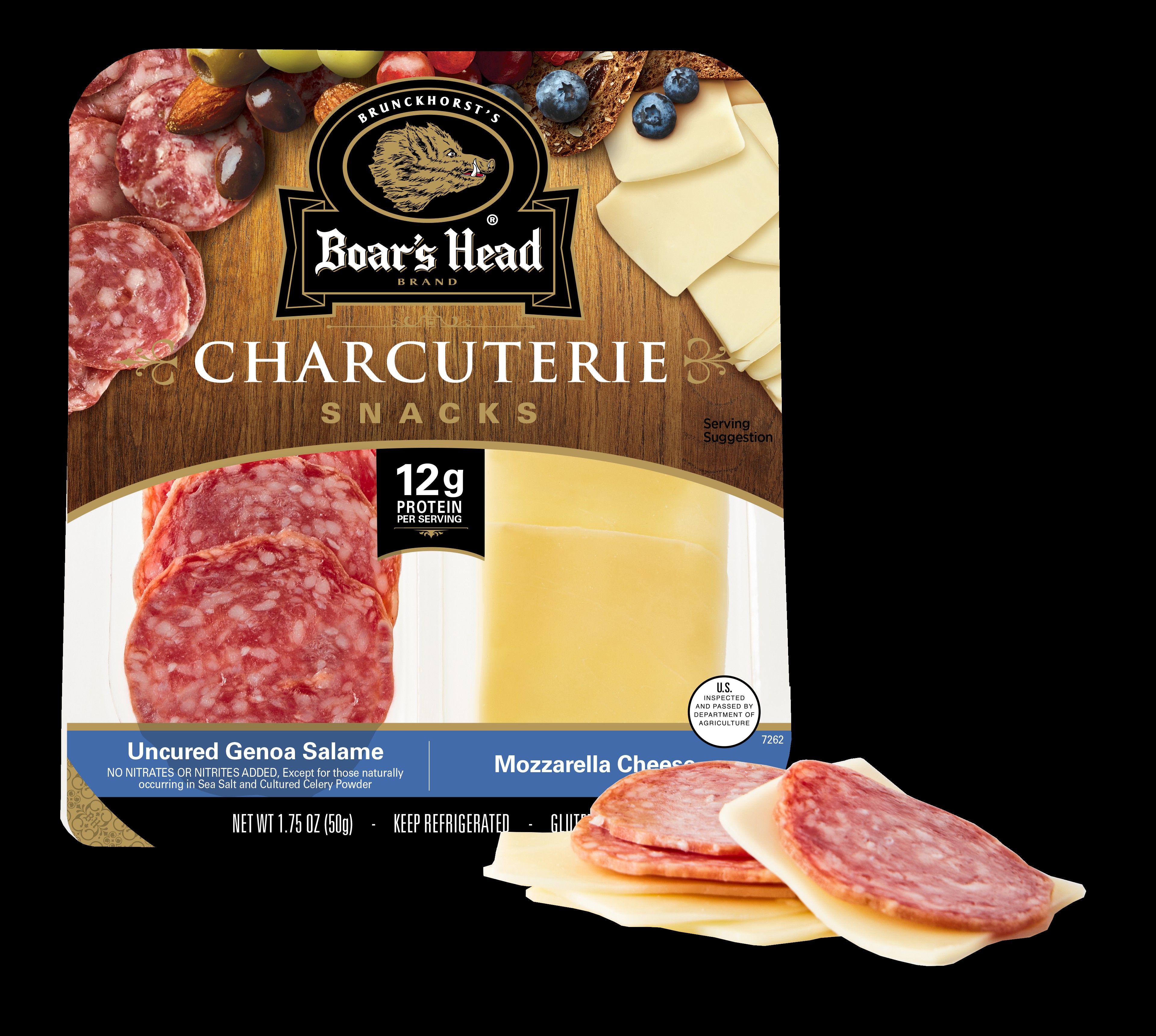 Uncured Genoa Salame & Mozzarella Cheese Tray