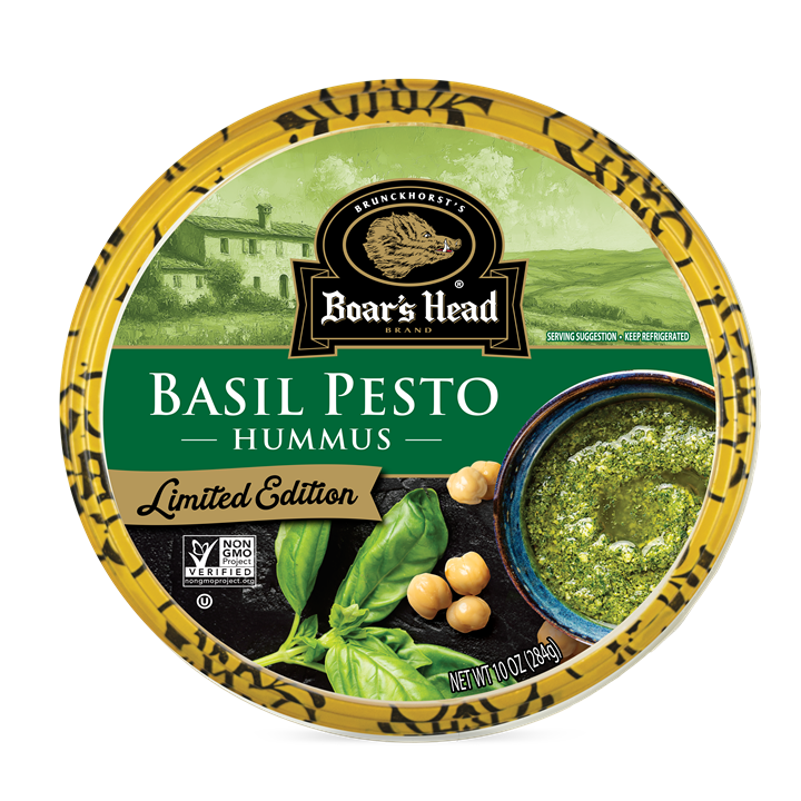 Basil Pesto Hummus