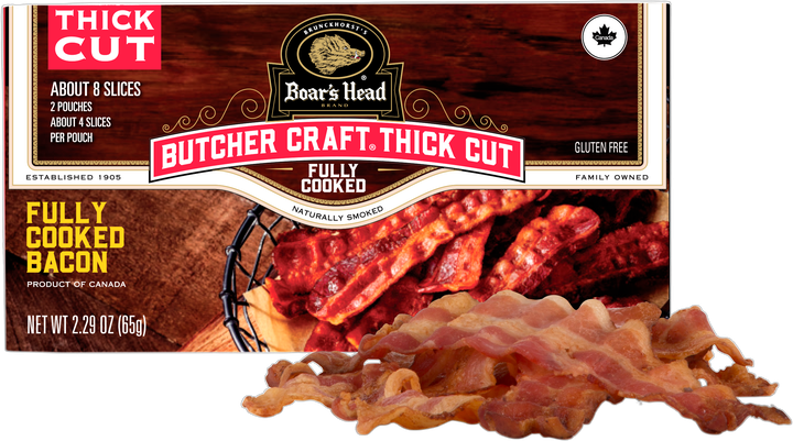 Naturally Smoked Traditional Bacon - Fully Cooked