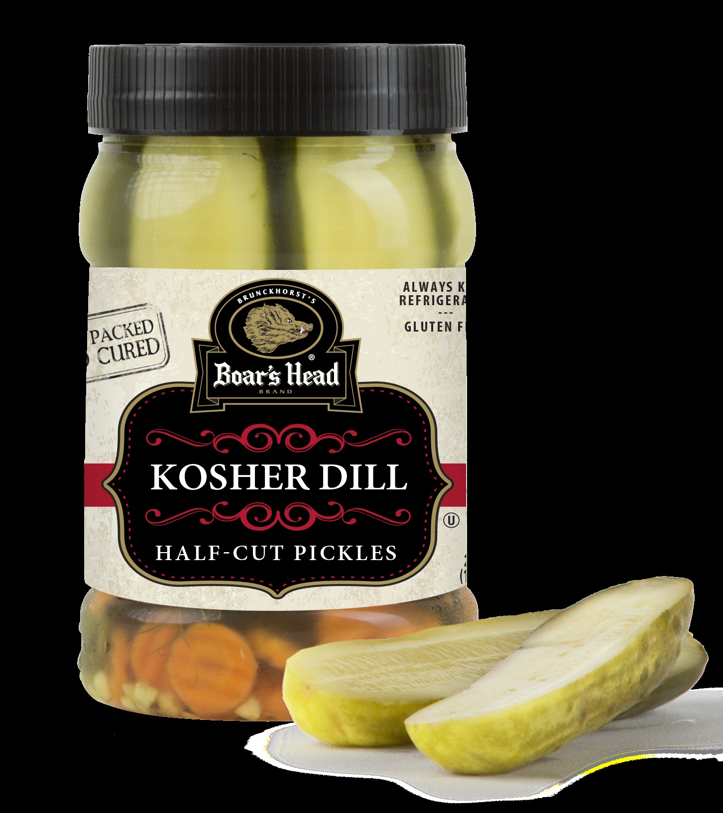 Kosher Dill Pickles Half Cut