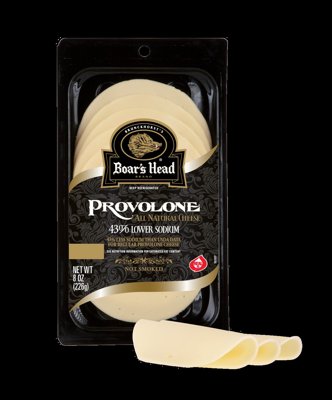 43% Lower Sodium Provolone