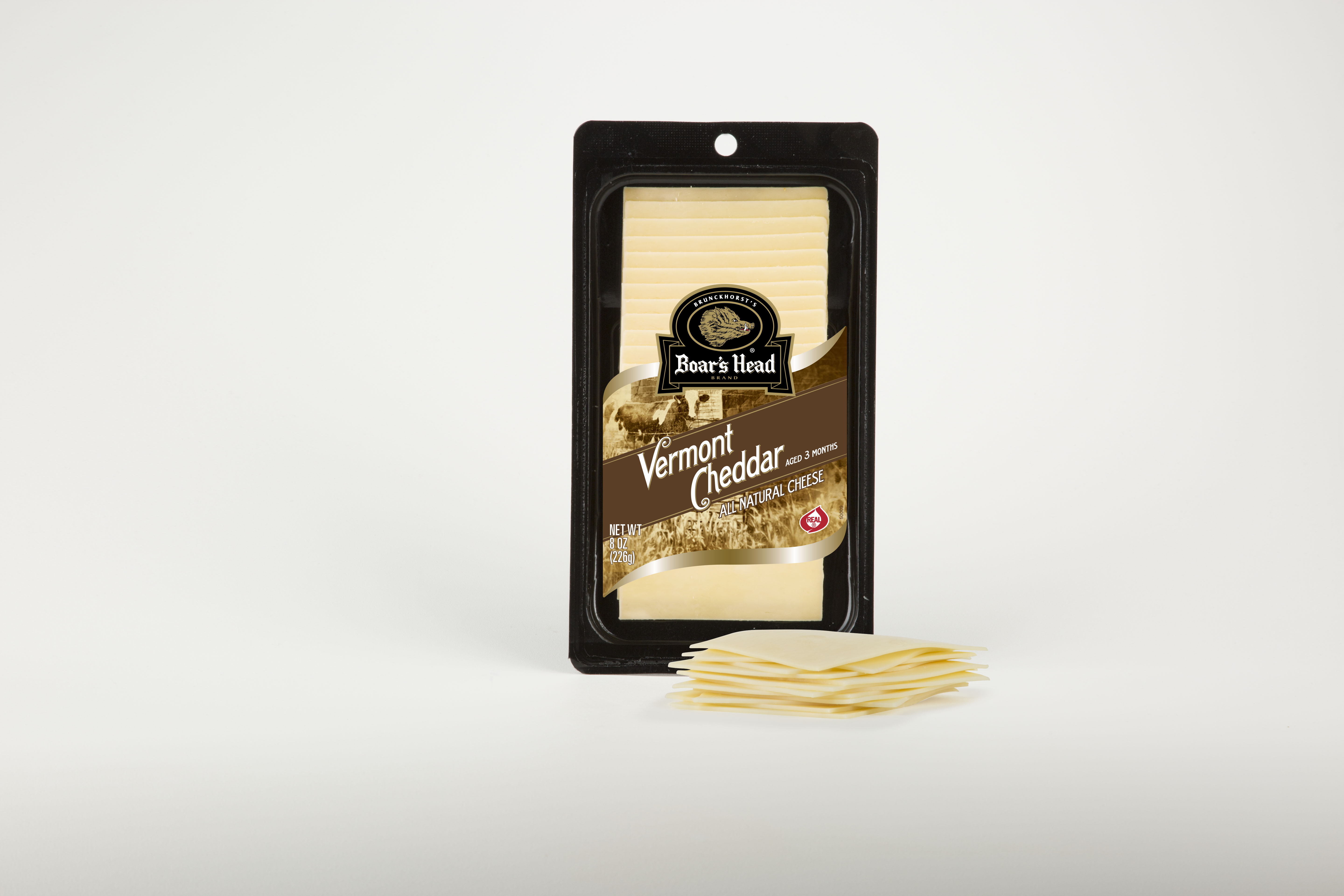 Pre-sliced White Vermont Cheddar Cheese