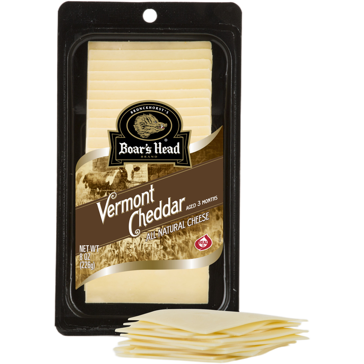 Pre-sliced White Vermont Cheddar Cheese