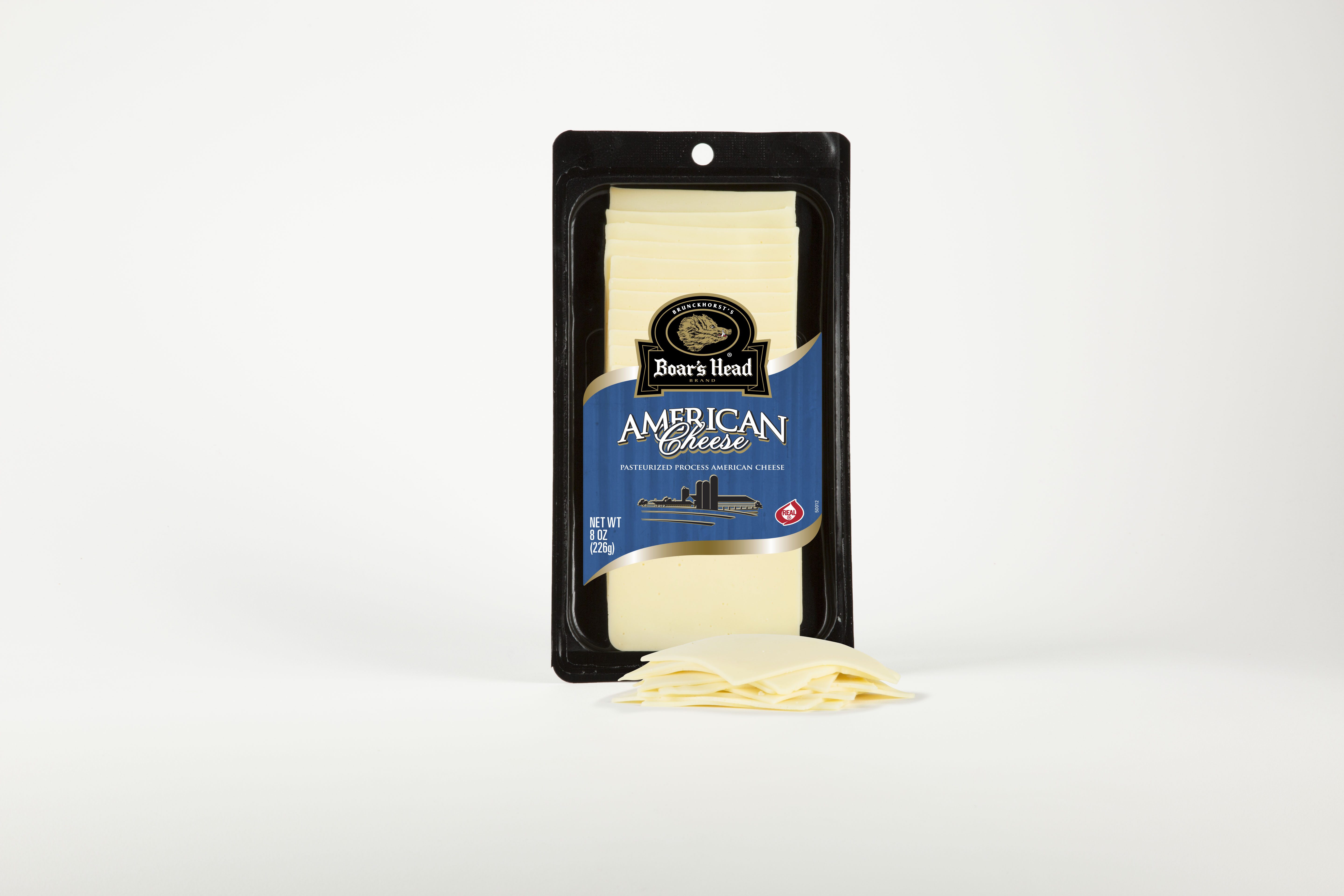 Pre-sliced White American Cheese