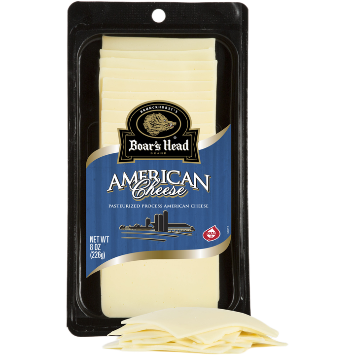 Pre-sliced White American Cheese