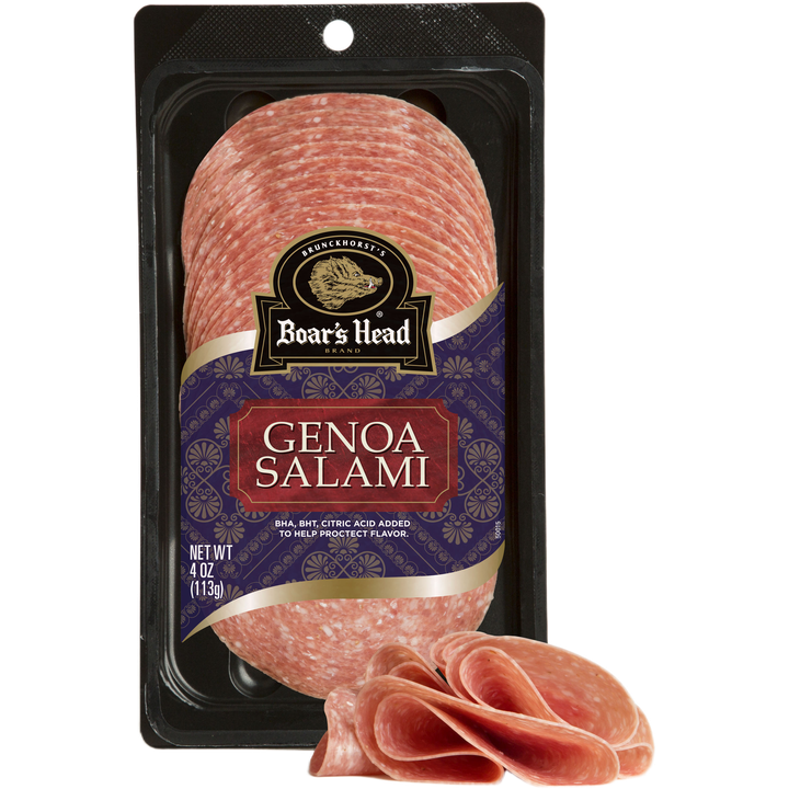 Pre-sliced Genoa Salami