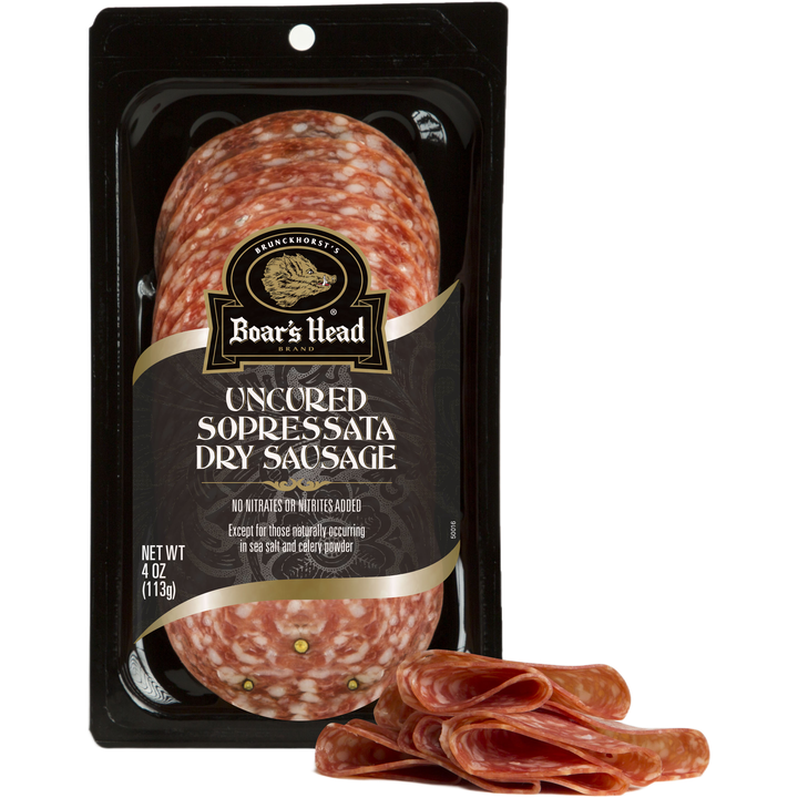 Pre-sliced Uncured Sopressata Dry Sausage
