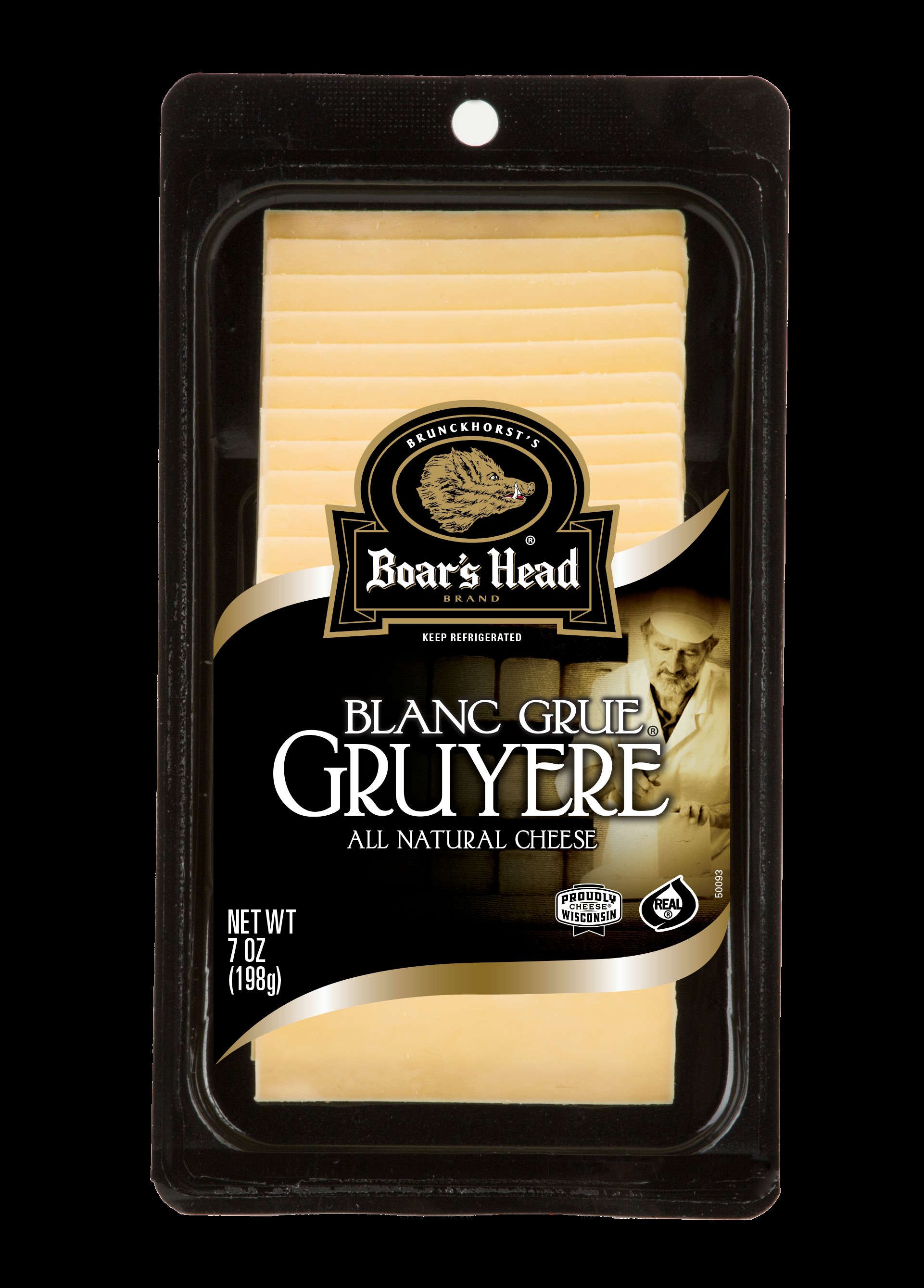 Pre-sliced Blanc Grue® Gruyere Cheese