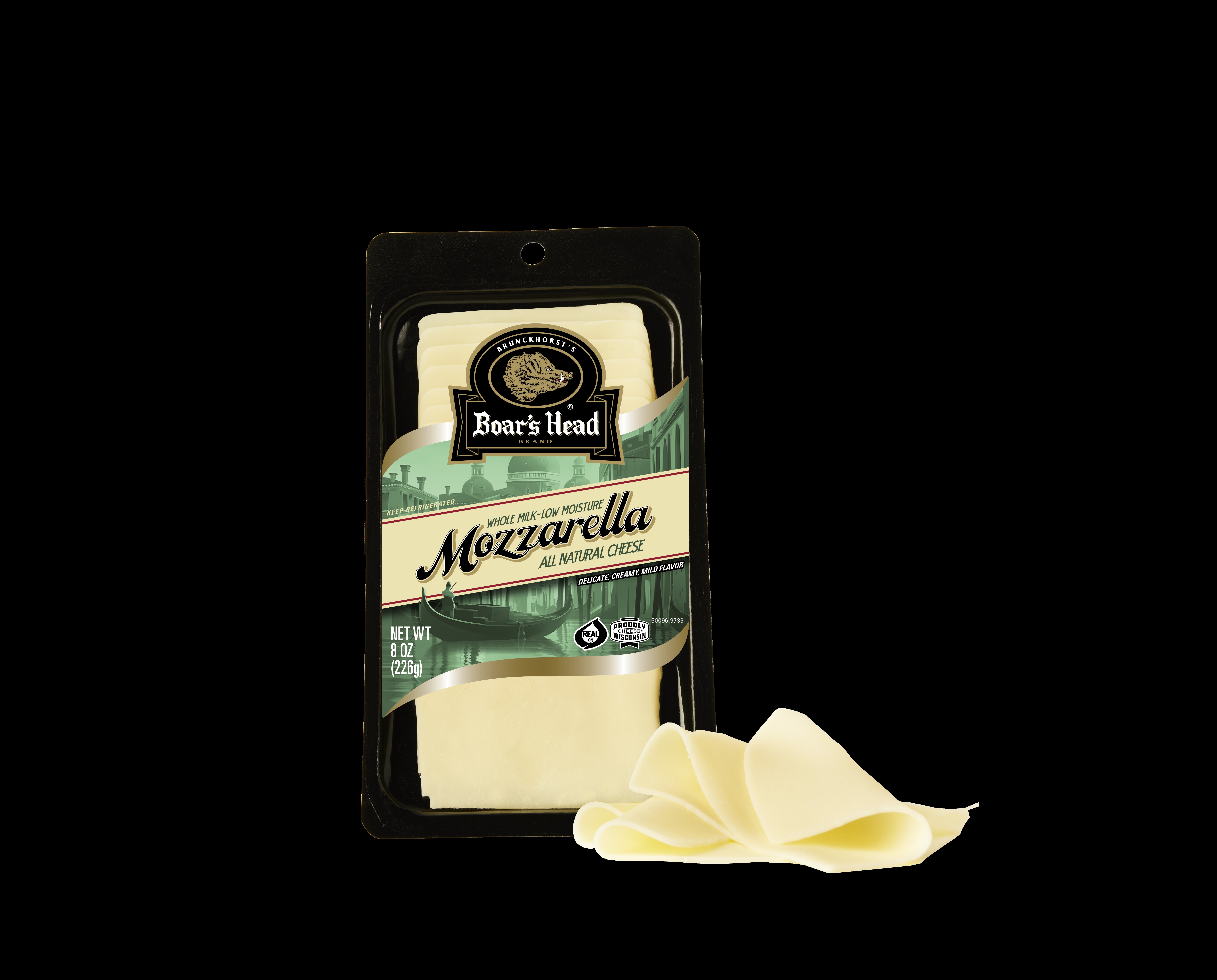 Pre-sliced Whole Milk Low Moisture Mozzarella Cheese