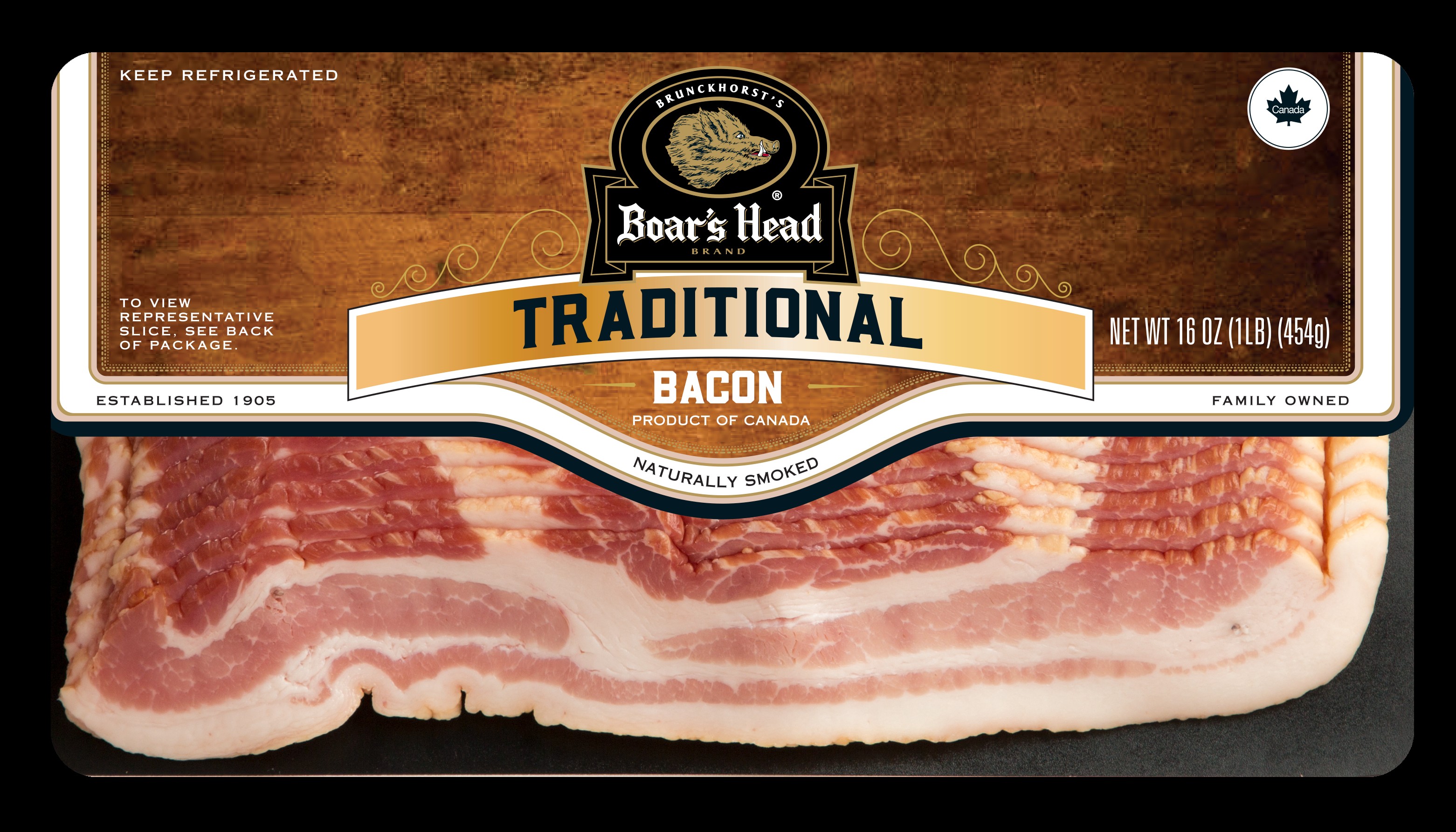 Naturally Smoked Traditional Bacon