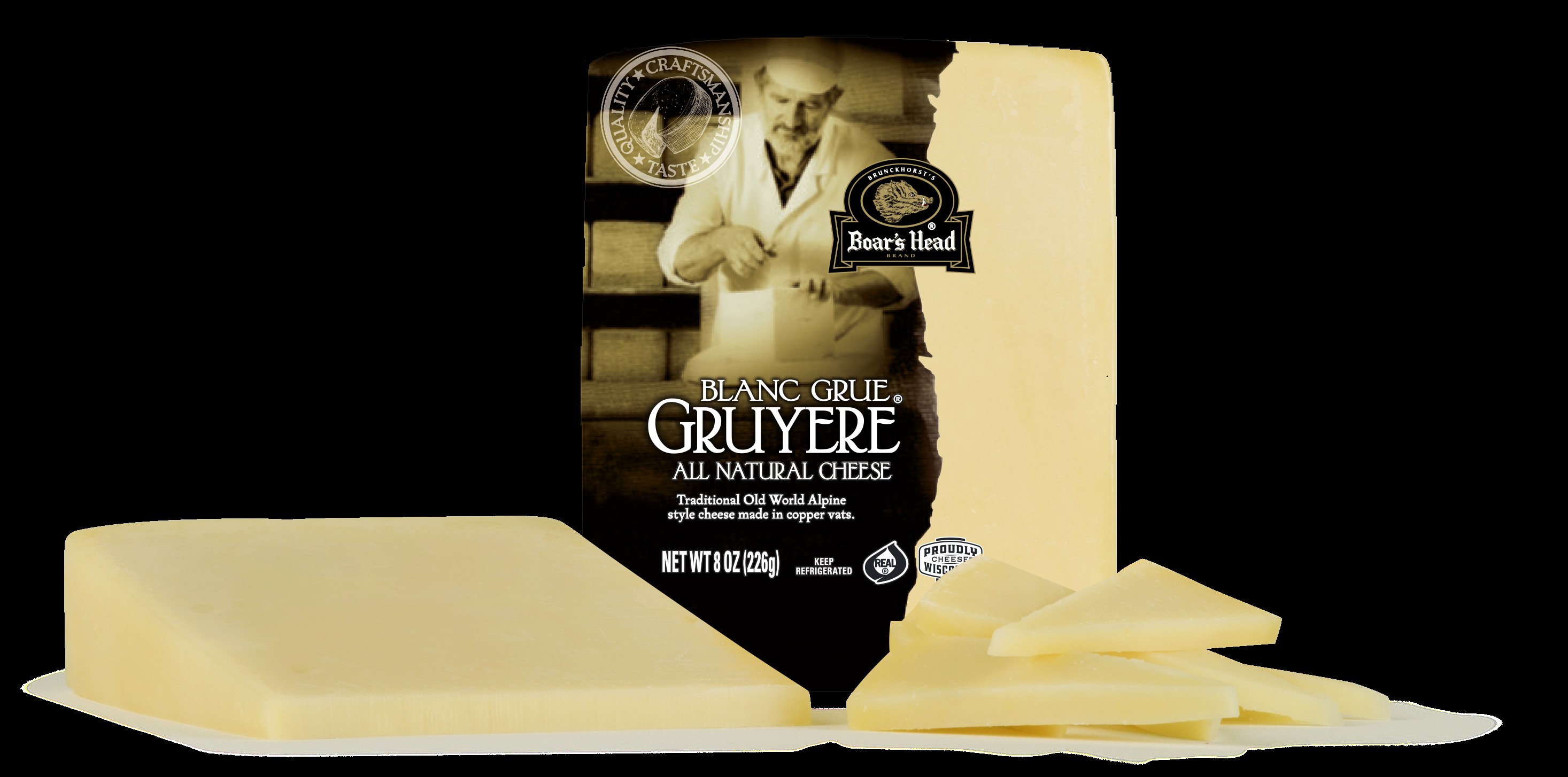 Blanc Grue® Gruyere Cheese Pre-Cut