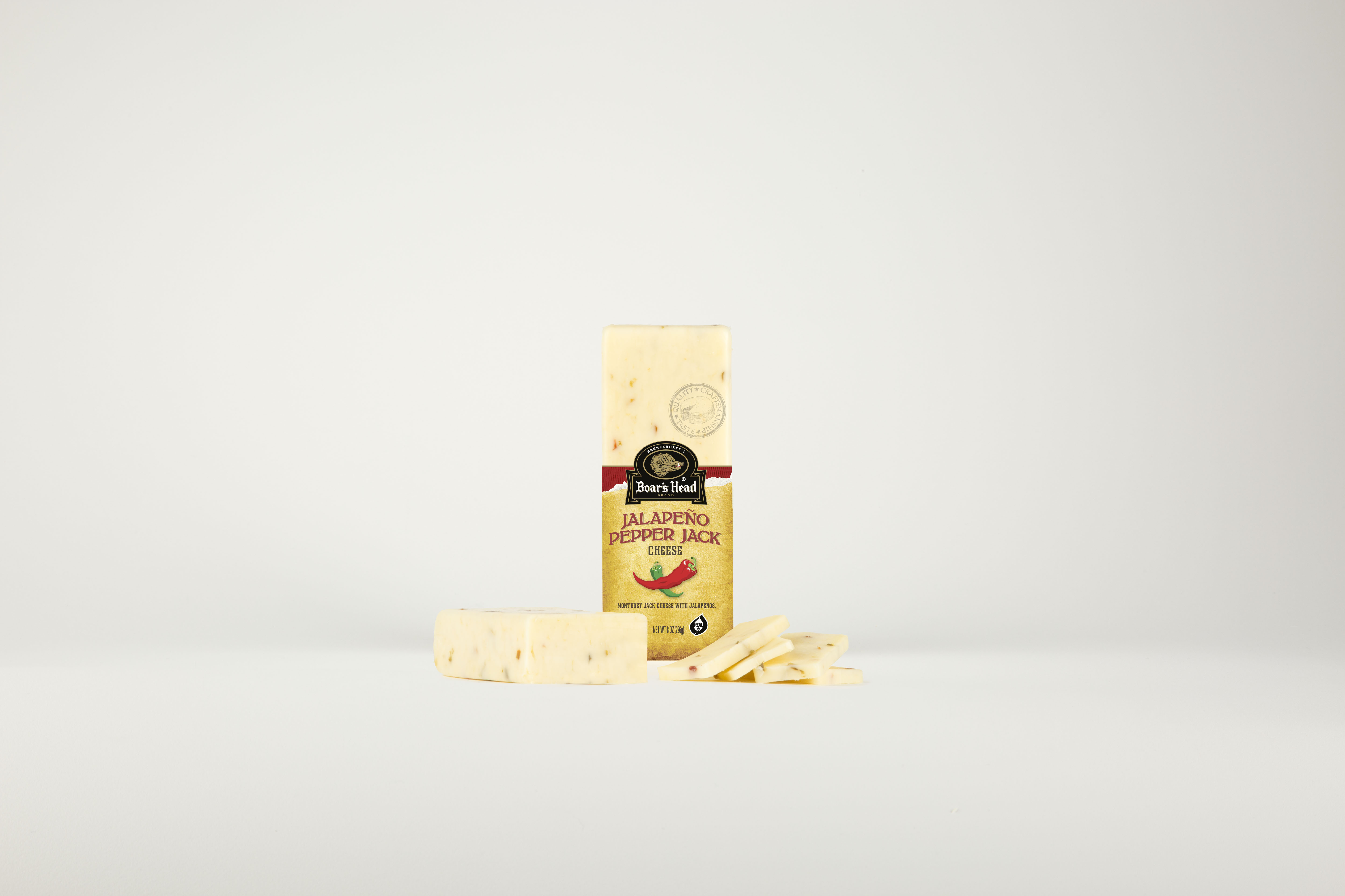 Jalapeño Pepper Jack Cheese - Pre-Cut