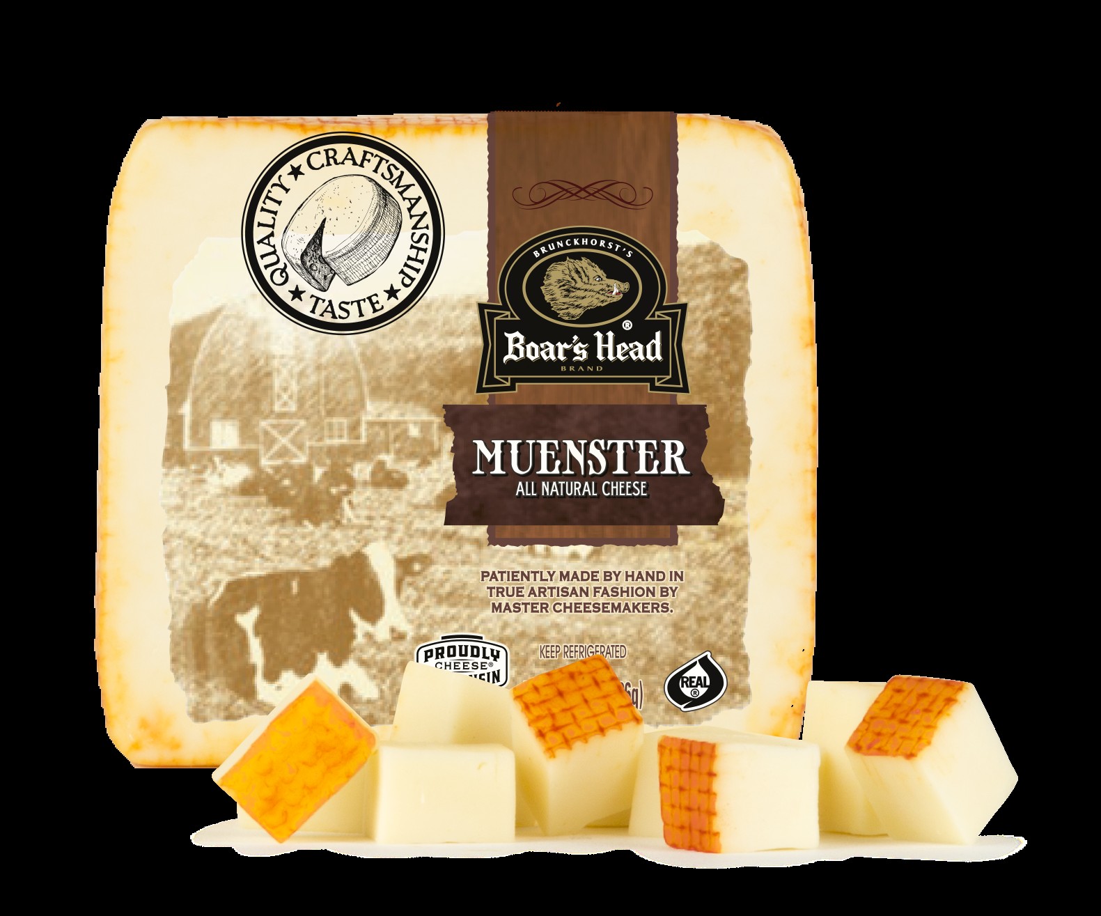 Muenster Cheese - pre-cut