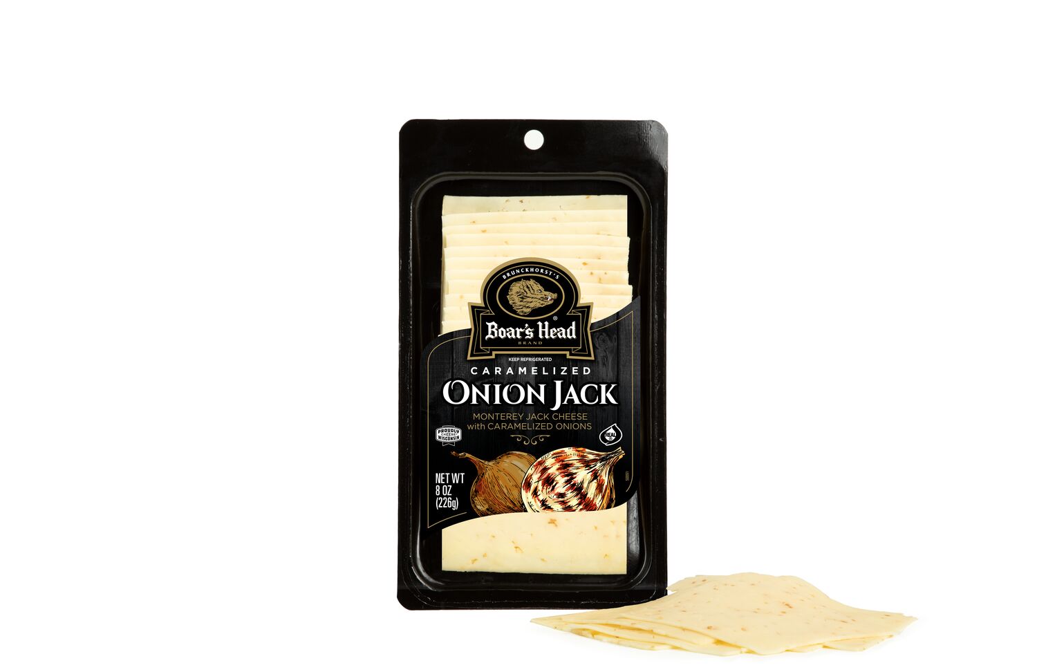 Pre-sliced Caramelized Onion Jack Cheese
