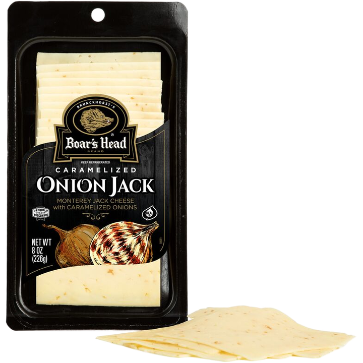 Pre-sliced Caramelized Onion Jack Cheese