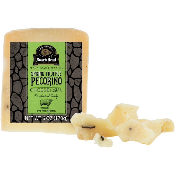 Spring Truffle Pecorino Cheese, Pre-cut