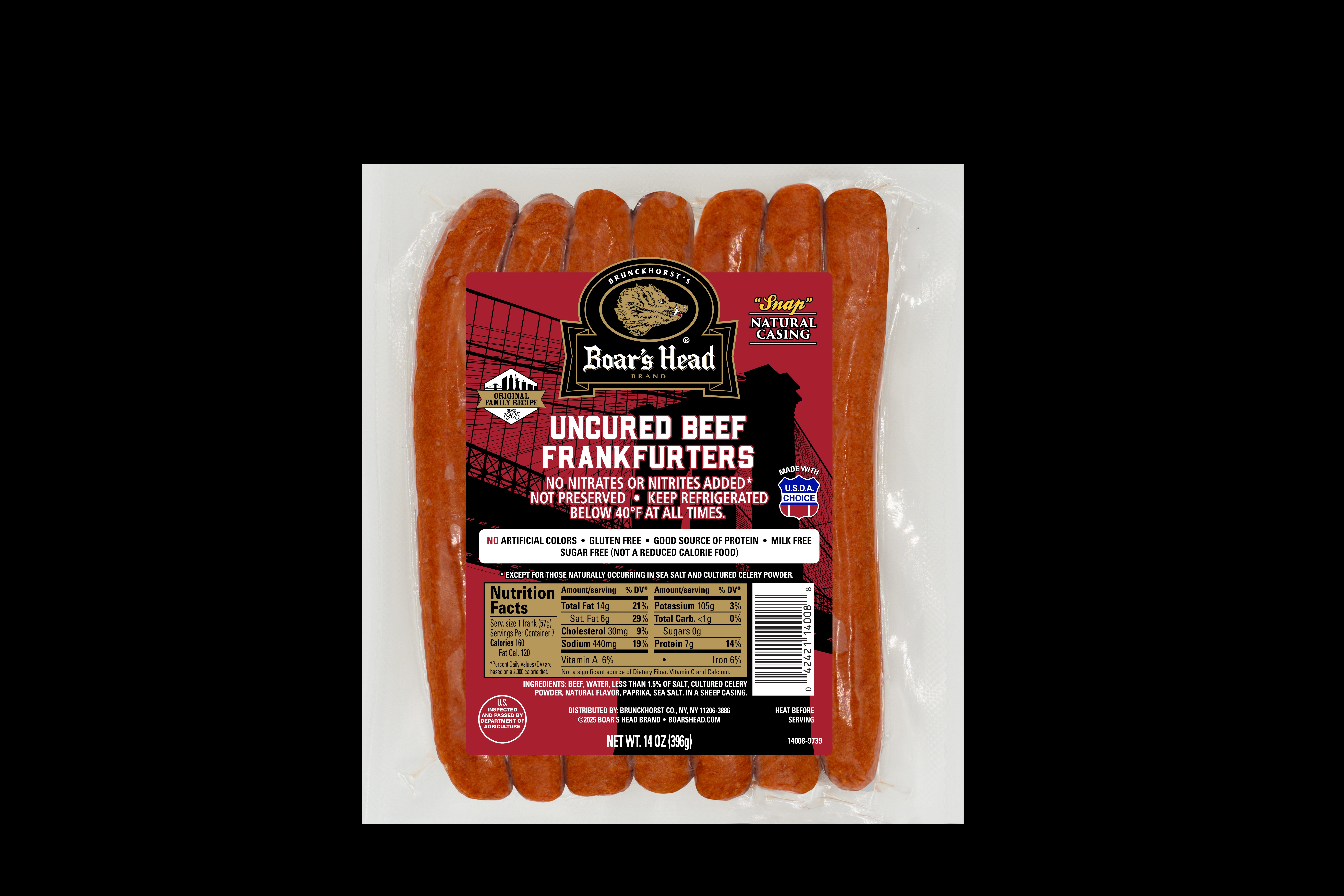 Natural Casing Beef Franks