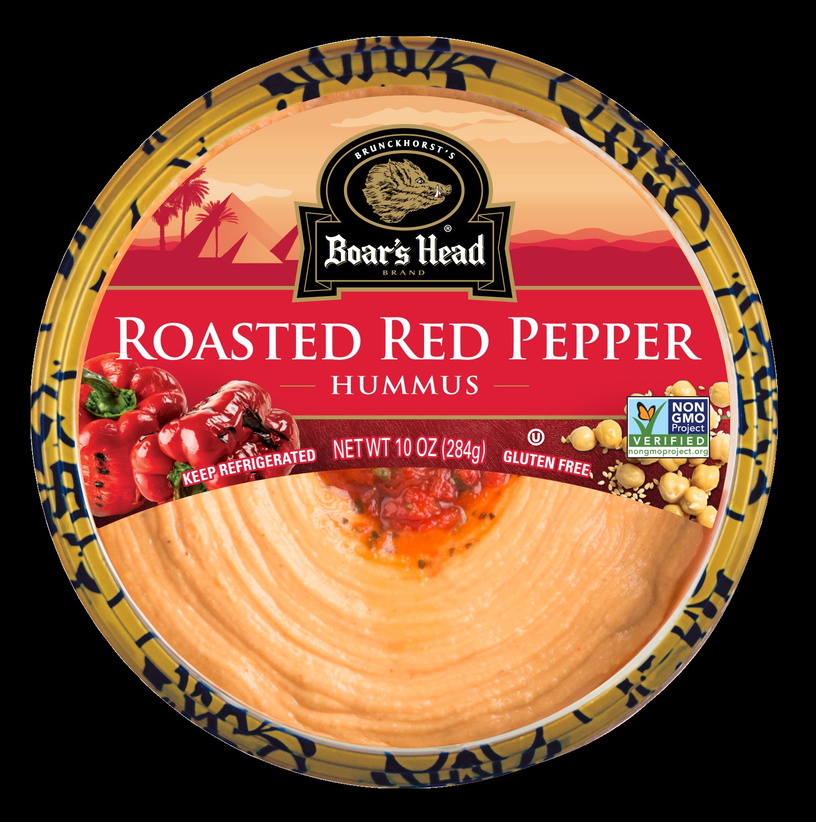 Roasted Red Pepper Hummus