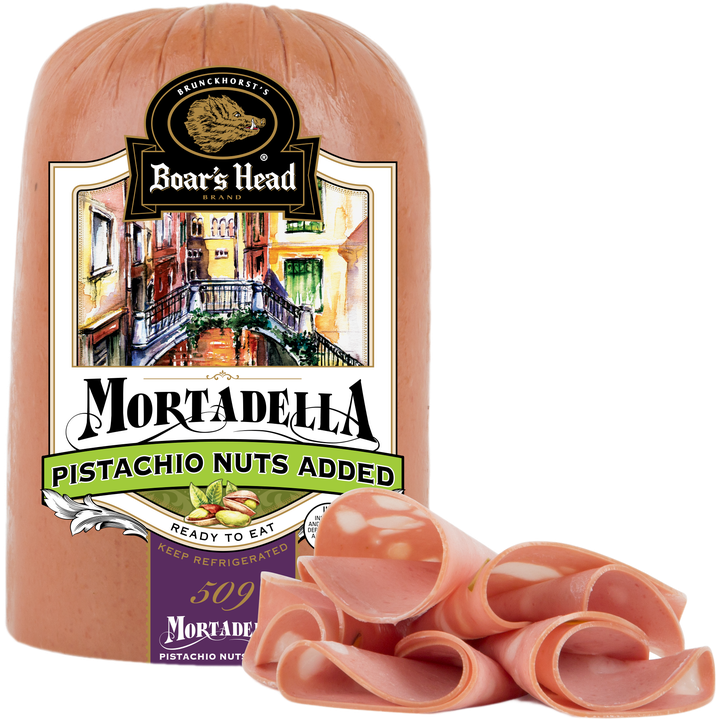 Mortadella with Pistachios Half