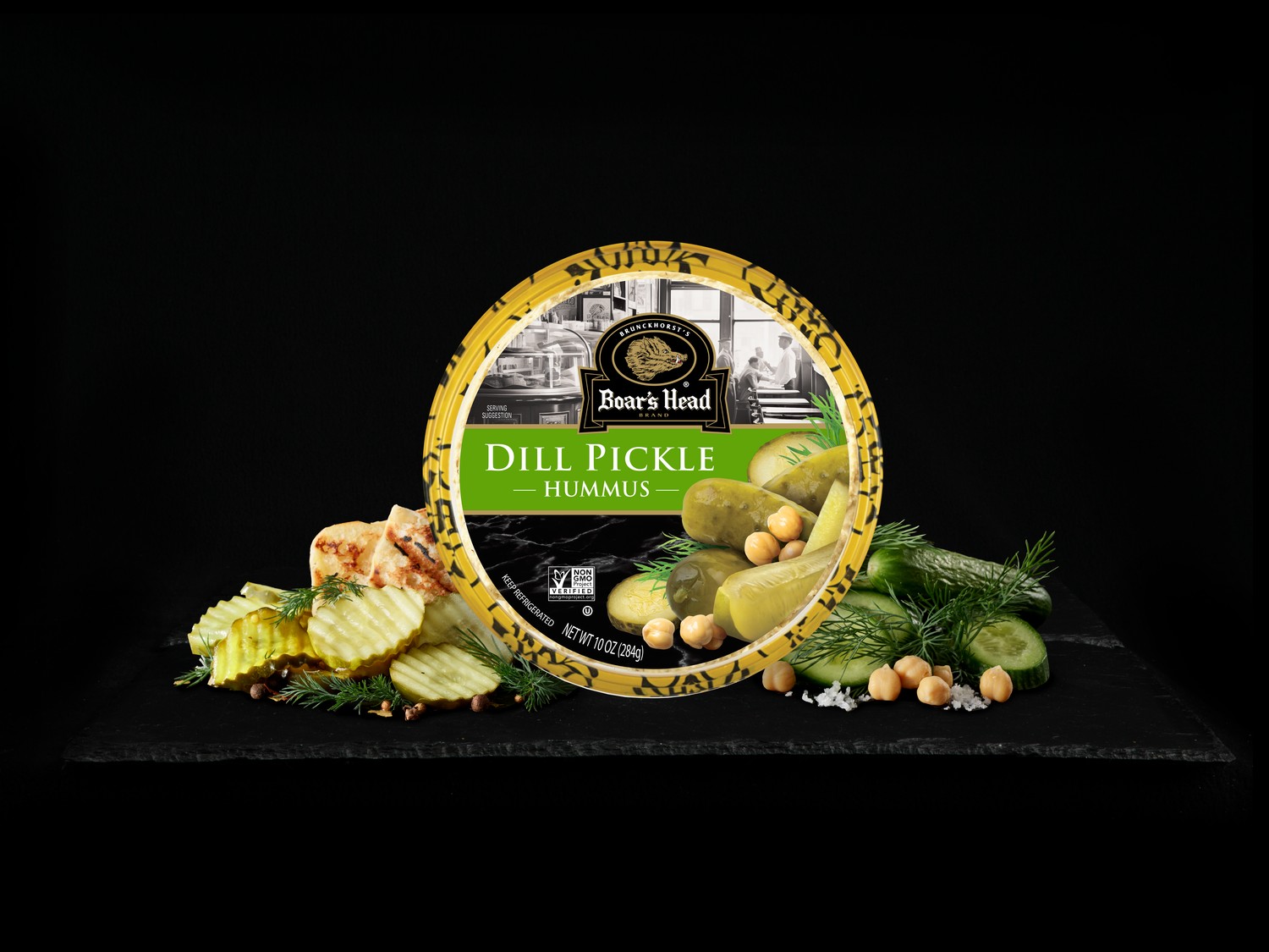 Dill Pickle Hummus