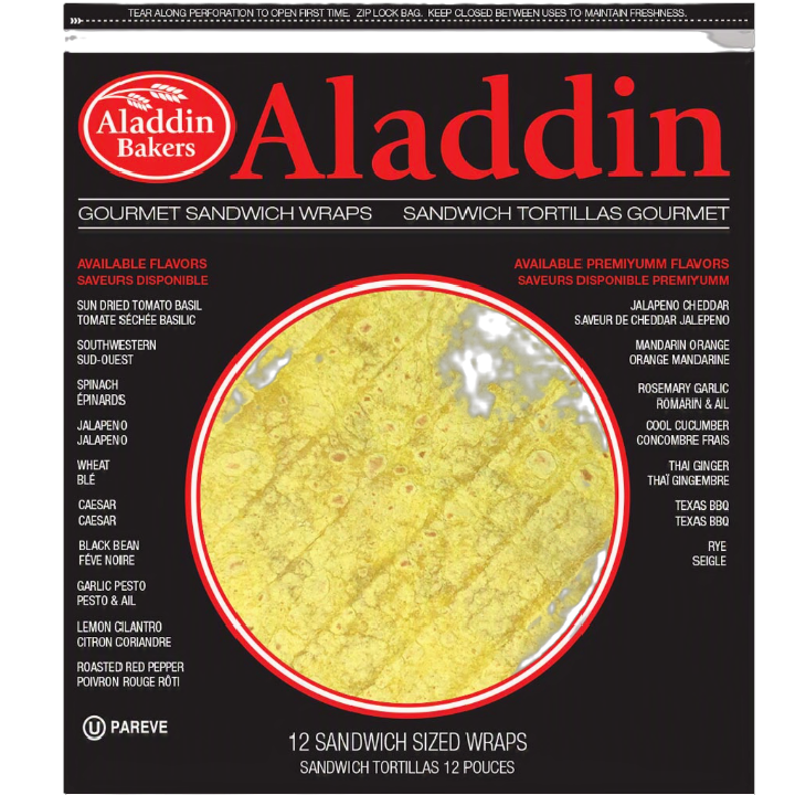 Aladdin Bakers Lemon Wraps