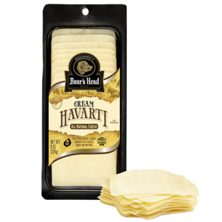 Pre-sliced Cream Havarti Cheese