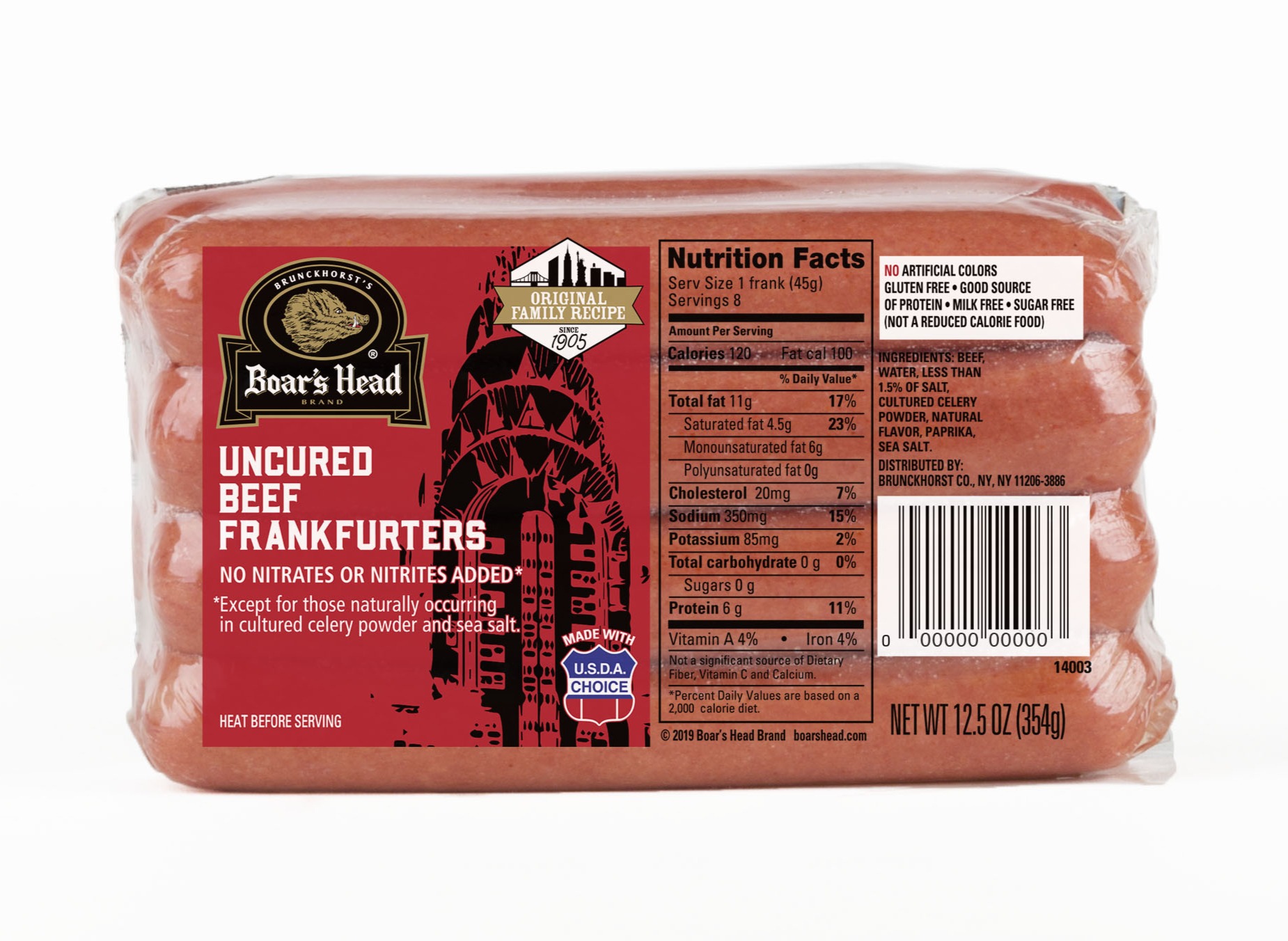 Skinless Beef Franks