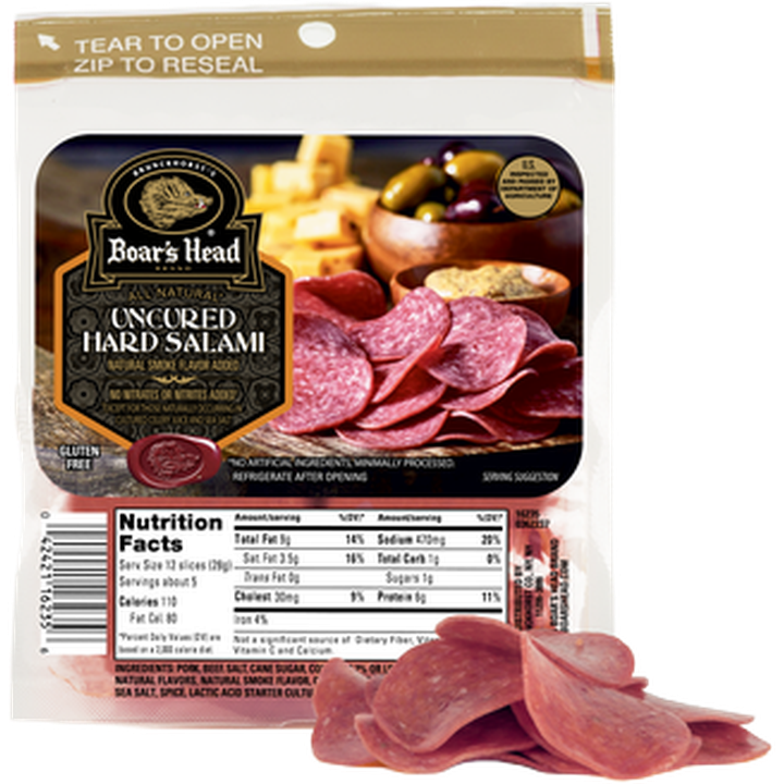 Uncured Hard Salami, Pouch